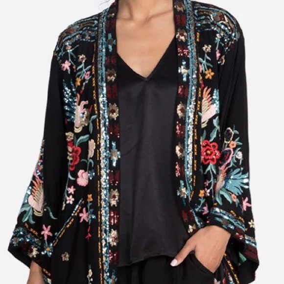 JOHNNY WAS HEWEY KIMONO JACKET- L- NWT - Picture 7 of 9